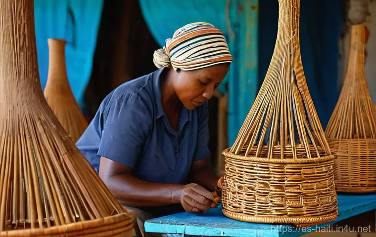 아이티에서 즐기는 로컬 마켓 쇼핑 가이드 - **Vibrant Haitian Market Energy:**
    "A bustling and colorful open-air market in Haiti, teeming wi...