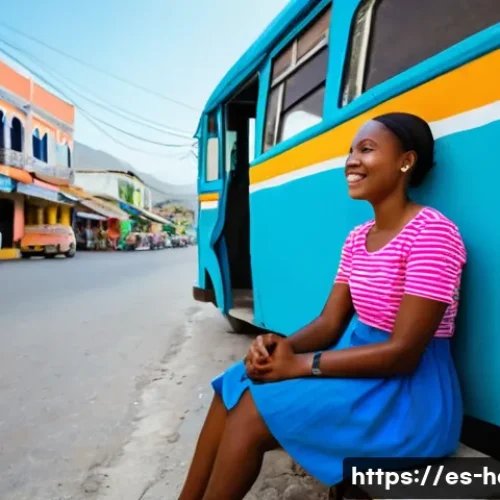 Home 33 아이티 방문 시 여행 보험 필요성 - **"Haitian Serenity with a Hint of Preparedness"**
"A wide-angle, vibrant photograph capturing a...